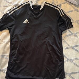 Adidas Men's Black and White Jersey